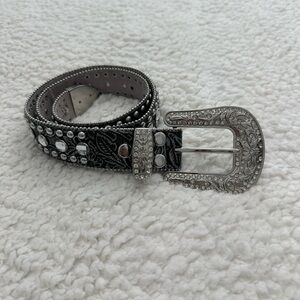 Big Buckle Rhinestone belt